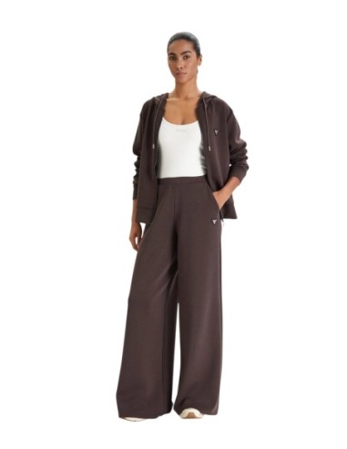 Sweat Guess Active marron femme