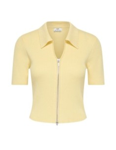 Cardigan jaune zippé JDY femme