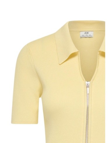 Cardigan jaune zippé JDY femme