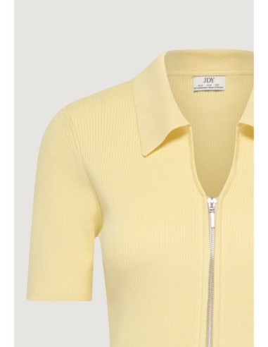 Cardigan jaune zippé JDY femme