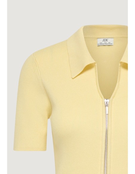 Cardigan jaune zippé JDY femme