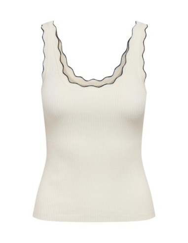 Débardeur JDY femme beige