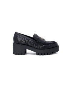 Chaussures basses noires Guess femme cuir