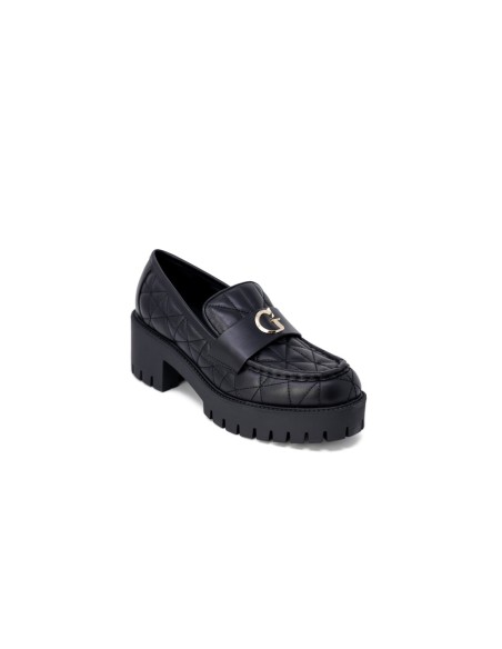 Chaussures basses noires Guess femme cuir