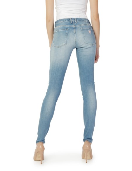 Jeans bleu effet usé Guess femme