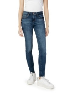 Jeans bleu Guess femme effet usé