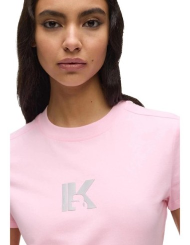 T-shirt rose Karl Lagerfeld Jeans femme