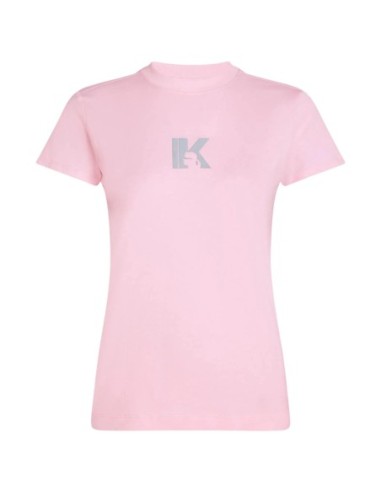 T-shirt rose Karl Lagerfeld Jeans femme