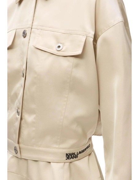 Veste beige femme Karl Lagerfeld Jeans