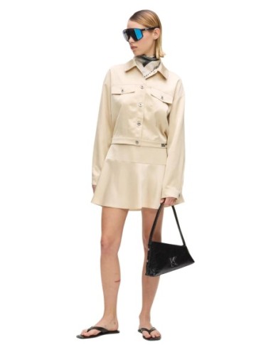 Jupe beige femme Karl Lagerfeld Jeans