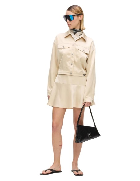 Jupe beige femme Karl Lagerfeld Jeans