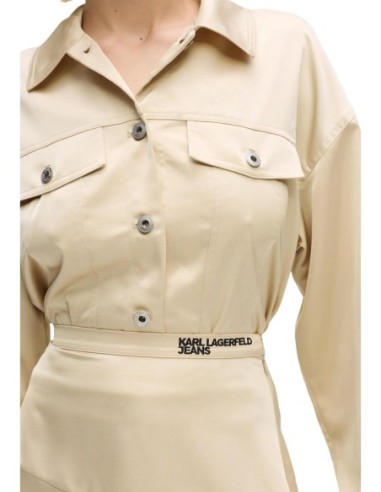 Jupe beige femme Karl Lagerfeld Jeans