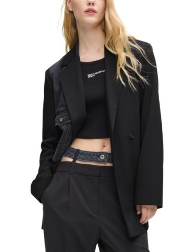 Veste blazer sophistiqué noire | Karl Lagerfeld Jeans