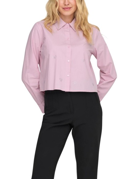 Chemise rose JDY femme coton