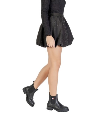Jupe noire à pois JDY femme