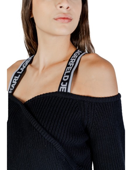 Pull noir femme Karl Lagerfeld Jeans