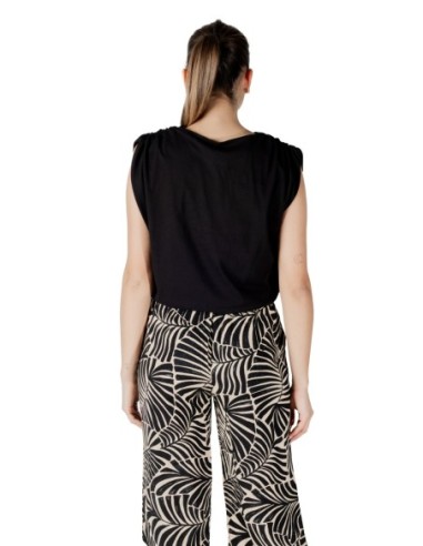 Top noir JDY femme coton