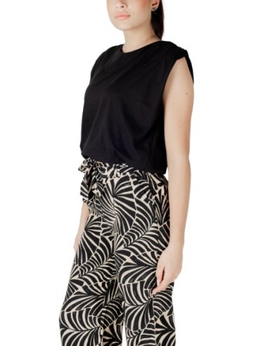 Top noir JDY femme coton