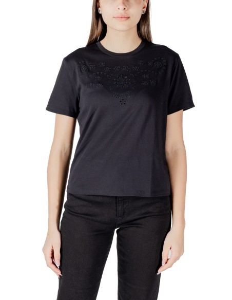 T-shirt noir JDY femme coton