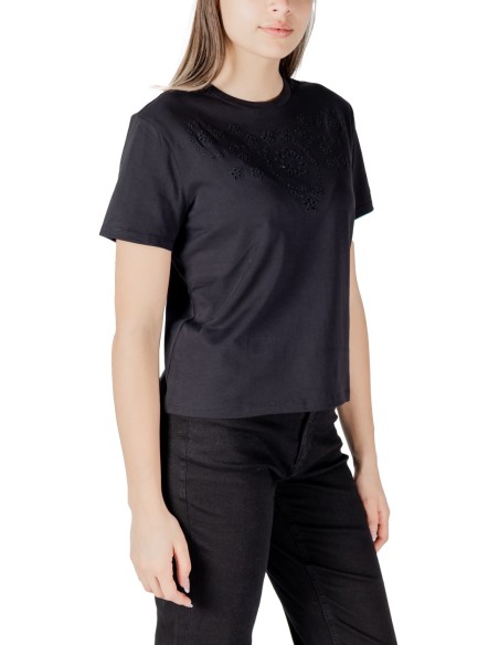 T-shirt noir JDY femme coton