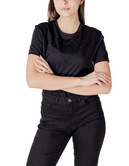 T-shirt noir JDY femme coton