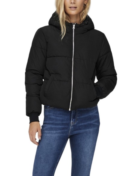 Veste noire capuche JDY femme
