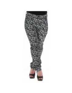 Pantalon noir imprimé Guess femme