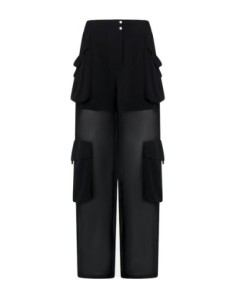Pantalon noir multi-poches Pinko femme