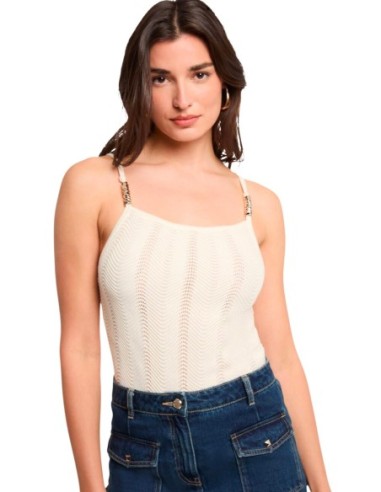 Débardeur Morgan femme beige