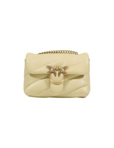 Sac jaune cuir Pinko femme