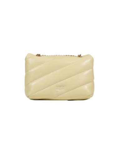Sac jaune cuir Pinko femme