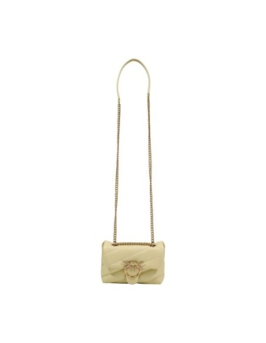 Sac jaune cuir Pinko femme