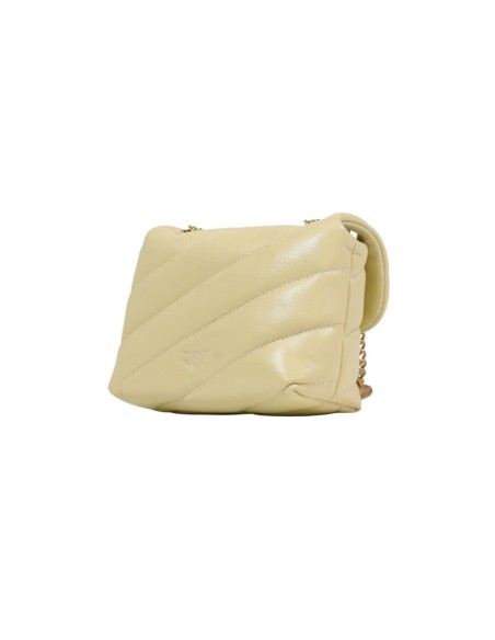 Sac jaune cuir Pinko femme
