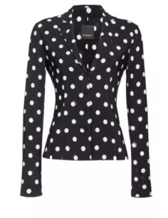 Veste noire à pois Pinko femme