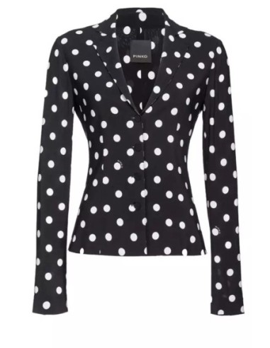Veste noire à pois Pinko femme