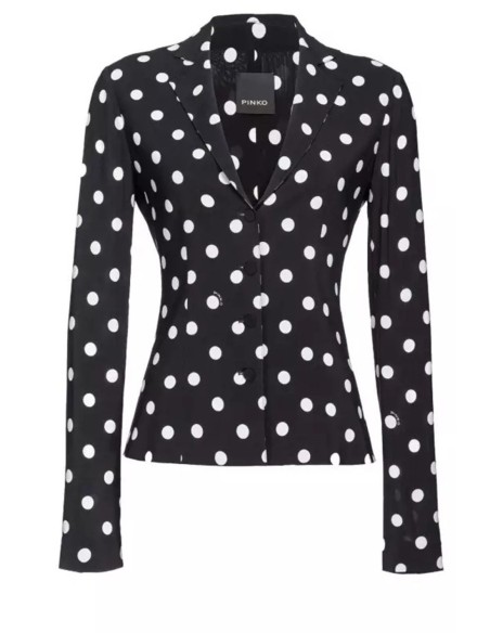 Veste noire à pois Pinko femme