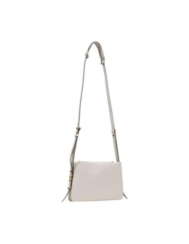 Sac bandoulière cuir blanc Pinko femme