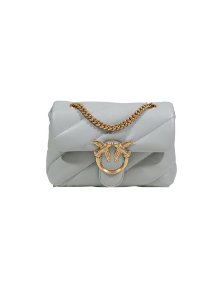 Sac gris cuir Pinko femme
