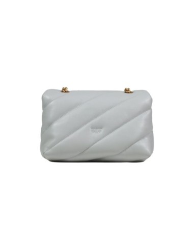 Sac gris cuir Pinko femme