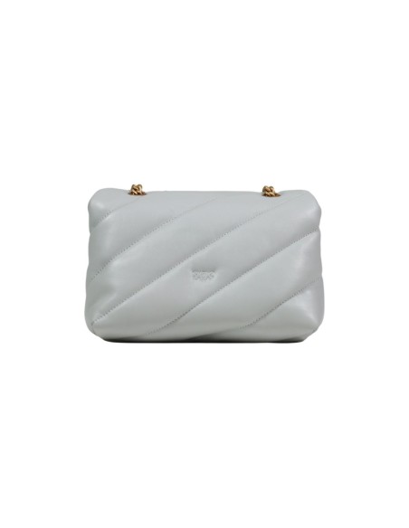 Sac gris cuir Pinko femme
