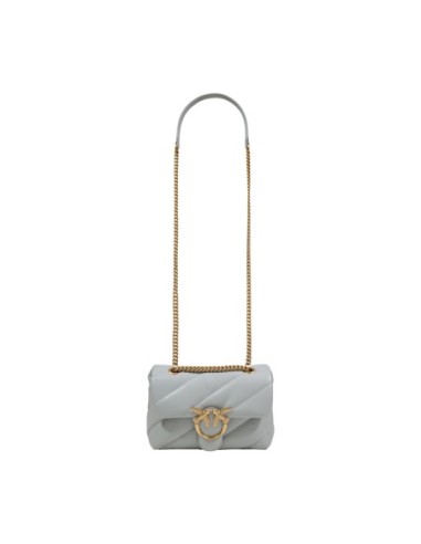 Sac gris cuir Pinko femme