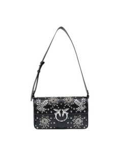 Sac noir bandoulière Pinko femme