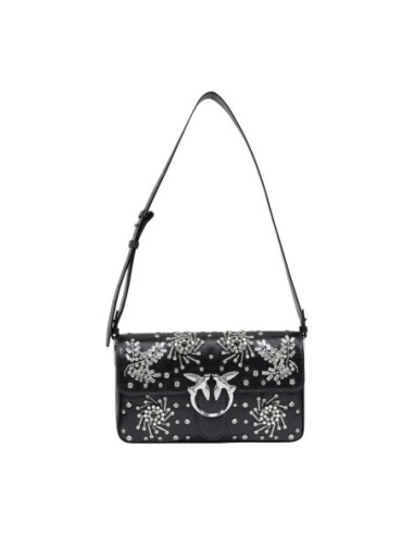 Sac noir bandoulière Pinko femme