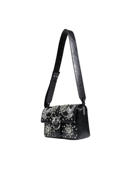 Sac noir bandoulière Pinko femme