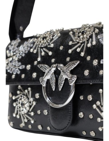 Sac noir bandoulière Pinko femme
