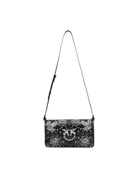 Sac noir bandoulière Pinko femme