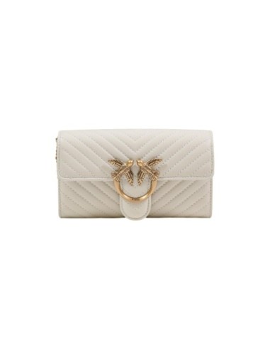 Sac blanc cuir Pinko bandoulière