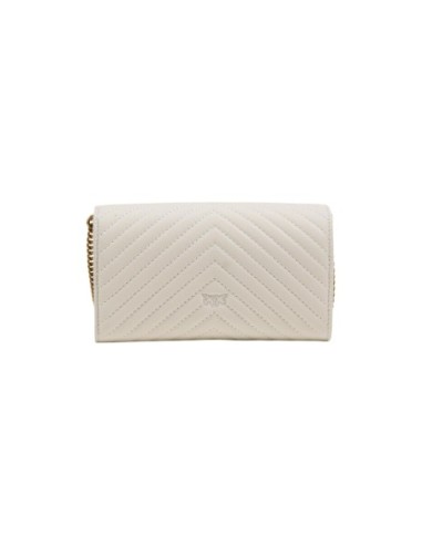Sac blanc cuir Pinko bandoulière