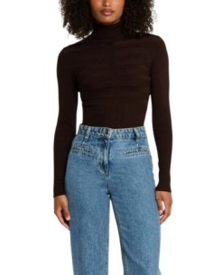 Pull marron Morgan femme