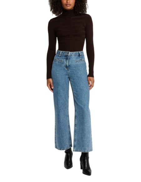 Pull marron Morgan femme